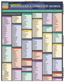 Commonly Misspelled And Confused Words : QuickStudy Reference Guide