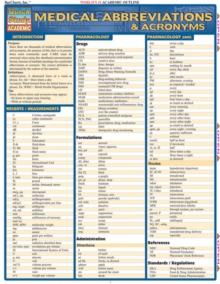 Medical Abbreviations & Acronyms