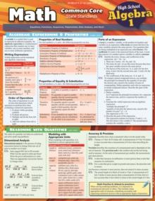 Math Common Core Algebra 1-9Th Grade