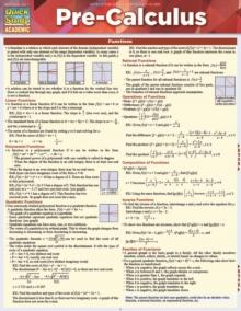 Pre-Calculus : a QuickStudy Reference Guide