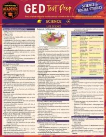 GED Test Prep - Science & Social Studies : a QuickStudy Laminated Reference Guide