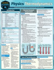 Physics - Thermodynamics : a QuickStudy Digital Reference Guide