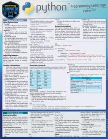 Python Programming Language : a QuickStudy Digital Reference Guide