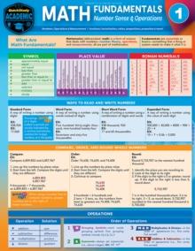 Math Fundamentals 1 - Number Sense & Operations : a QuickStudy Digital Reference Guide