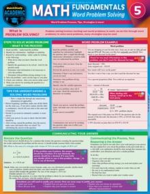 Math Fundamentals 5 - Word Problem Solving : a QuickStudy Reference Guide