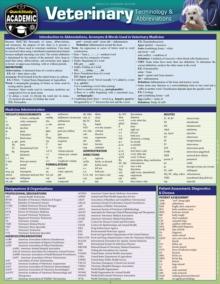 Veterinary Terminology & Abbreviations : a QuickStudy Digital Reference Guide