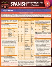 Spanish Fundamentals 1 - Grammar : a QuickStudy Laminated Reference Guide