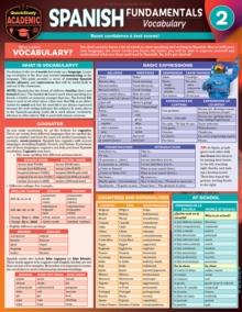 Spanish Fundamentals 2 - Vocabulary : a QuickStudy Digital Reference & Study Guide