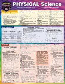 Physical Science - Physics & Chemistry : a QuickStudy Reference & Study Guide