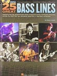 25 Great Bass Lines : Transcriptions  Lessons  Bios  Photos