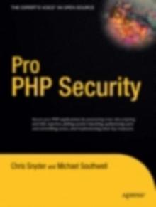 Pro PHP Security