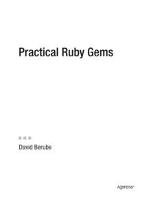 Practical Ruby Gems