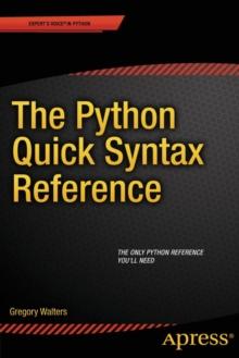 The Python Quick Syntax Reference