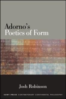 Adorno's Poetics of Form