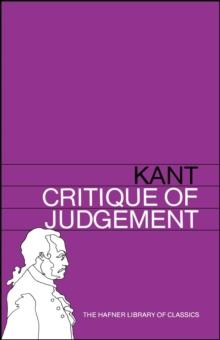 Critique of Judgement