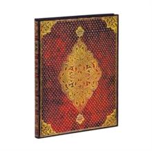 Golden Trefoil Ultra Lined Hardcover Journal (Elastic Band Closure)