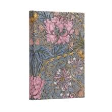 Morris Pink Honeysuckle (William Morris) Midi Lined Hardcover Journal