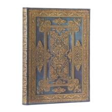 Blue Luxe (Luxe Design) Ultra Lined Hardback Journal (Elastic Band Closure)