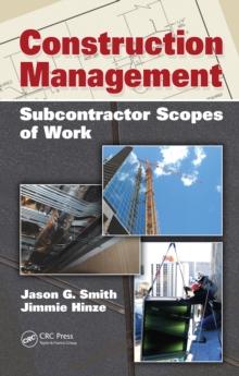 Construction Management : Subcontractor Scopes of Work