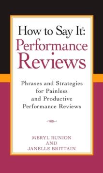 How To Say It Performance Reviews