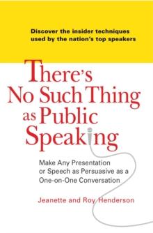 There's No Such Thing as Public Speaking