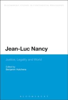 Jean-Luc Nancy : Justice, Legality and World