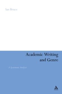 Academic Writing and Genre : A Systematic Analysis