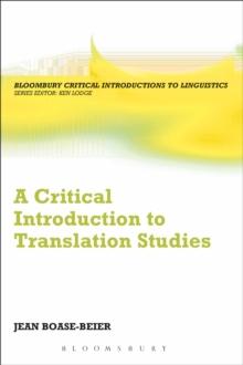 A Critical Introduction to Translation Studies