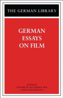 German Essays on Film