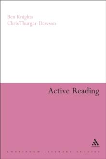 Active Reading : Transformative Writing in Literary Studies