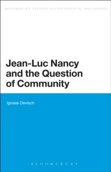 Jean-Luc Nancy and the Question of Community