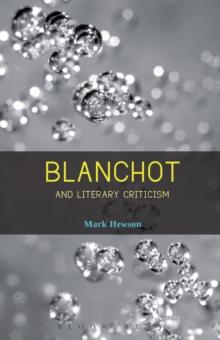 Blanchot and Literary Criticism