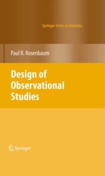 Design of Observational Studies