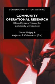 Community Operational Research : OR and Systems Thinking for Community Development