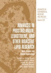 Advances in Prostaglandin, Leukotriene, and other Bioactive Lipid Research : Basic Science and Clinical Applications