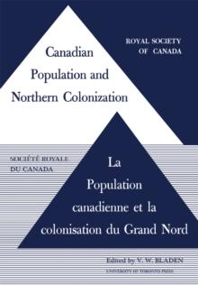 Canadian Population and Northern Colonization