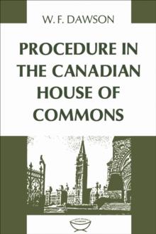 Procedure in the Canadian House of Commons