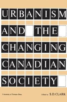 Urbanism and the Changing Canadian Society