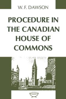 Procedure in the Canadian House of Commons