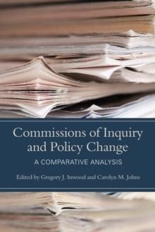 Commissions of Inquiry and Policy Change : A Comparative Analysis