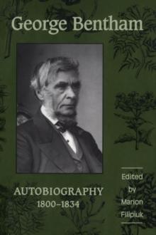 George Bentham : Autobiography, 1800-1834