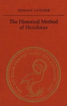 The Historical Method of Herodotus