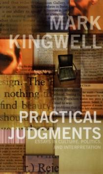 Practical Judgments : Essays in Culture, Politics, and Interpretation