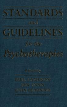 Standards and Guidelines for the Psychotherapies