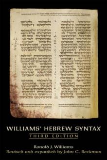 Williams Hebrew Syntax (3rd Edition)