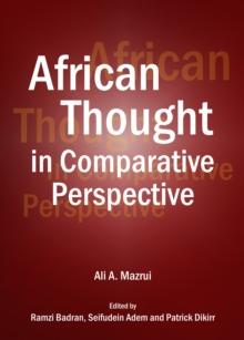 None African Thought in Comparative Perspective