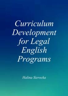 None Curriculum Development for Legal English Programs