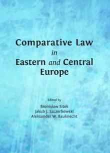 None Comparative Law in Eastern and Central Europe