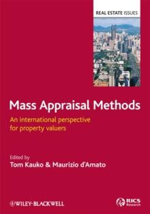 Mass Appraisal Methods : An International Perspective for Property Valuers