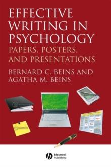 Effective Writing in Psychology : Papers, Posters, and Presentations